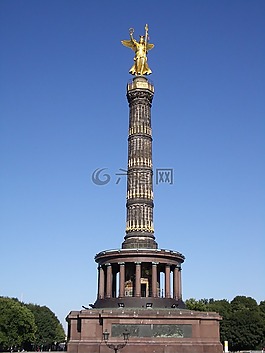 siegessäule,柏林,具有里程碑意义
