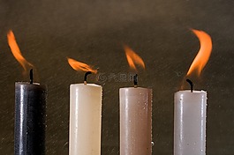 蠟燭,光,燭火