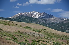 高峰,山,景觀