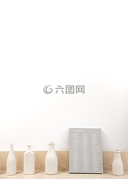 書,列表,花瓶
