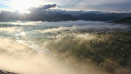 挪威,日出,視圖