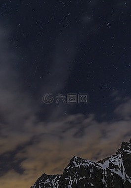 山,高原,云