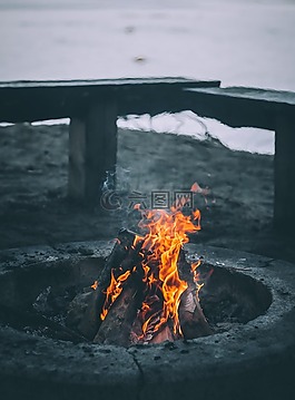 火,火焰,篝火