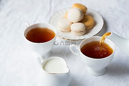 草藥,茶,杯