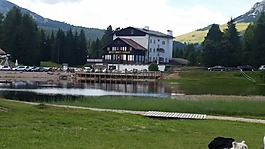 溫泉,池塘,高山景觀