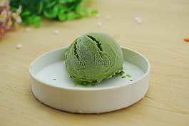冰淇淋,綠色,甜點(diǎn)