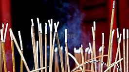 香,煙,香煙繚繞