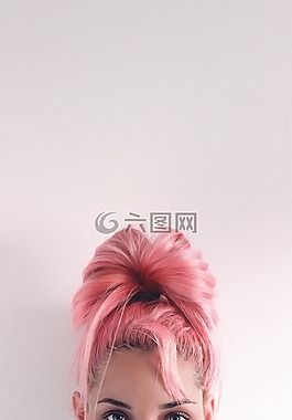 女孩,粉红色,女子
