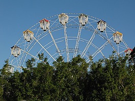 摩天輪,娛樂公園,游樂園騎