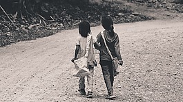 人,孩子們,女孩