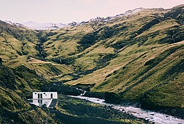山,綠色,草
