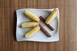 水果,肉桂,蘋果