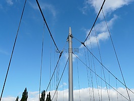 吊橋,桅桿,橋
