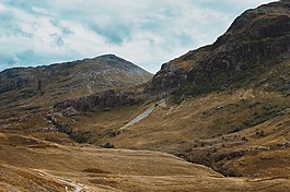 山,高原,云