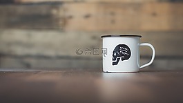 杯,模糊,咖啡