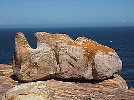 巖,石,海
