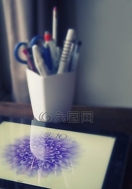ipad,鋼筆,工作