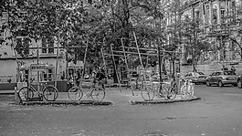 自行車,圍欄,敖德薩