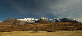 山,高原,多云