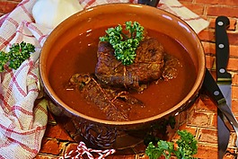 吃,餐,roulades