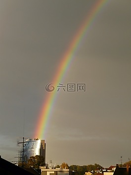 彩虹,折射,現象
