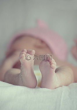 婴儿,蹒跚,新出生