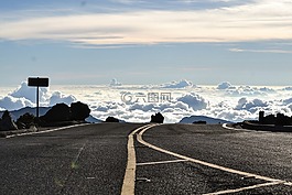 路,高峰,景觀
