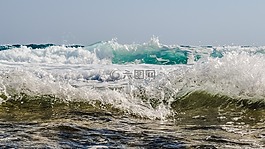 波,砸,泡沫
