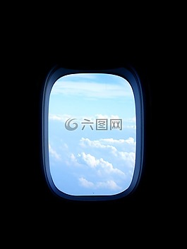 飞机,窗口,飞