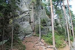 adrspach,岩城,teplicke skaly