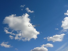 云,天空,藍色