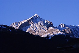 alpspitze,高山,wetterstein 山