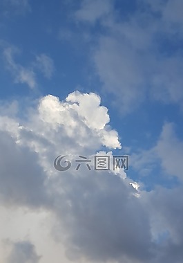 天空,云,云的天空