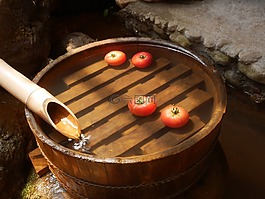 番茄,桶,夏季