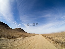 天空,路,自然