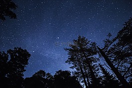 夜,藍(lán)色,天空