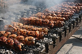 烧烤,kabab,木炭
