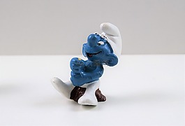 蓝精灵,雪橇schlumpf先生,数字