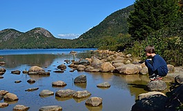 兒童,湖,孩子