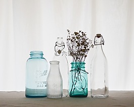 瓶,集裝箱,玻璃