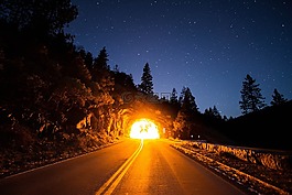 路,旅行,隧道