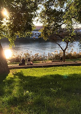 西班牙冬季,瓜達(dá)爾基維爾,公園