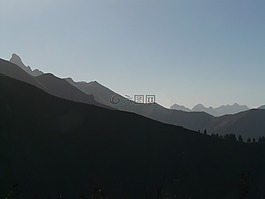 trettachspitze,山,山全景圖