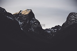 巖,懸崖,小山