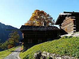 gerstruben,木屋,农舍