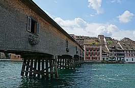 木橋,海關(guān)橋,桁架
