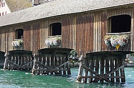 木橋,海關(guān)橋,桁架