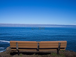 板凳,海,天空