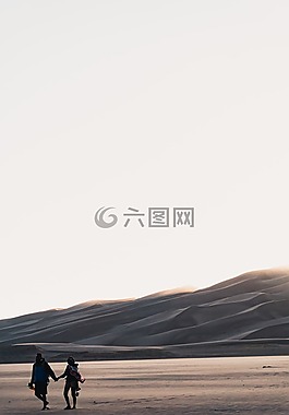 沙漠,原野,天空