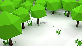 樹,草甸,角